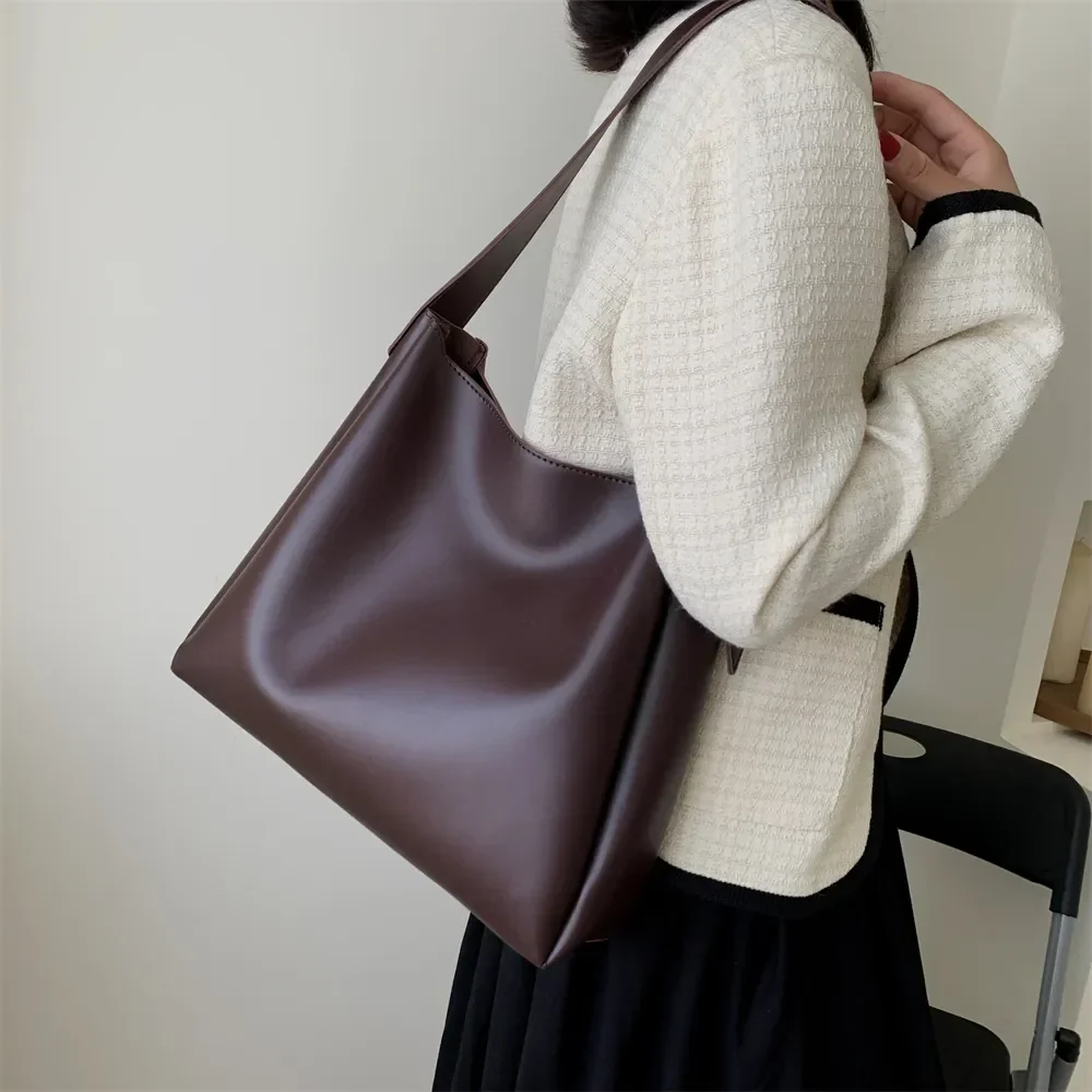 2 Pcs/Set Women Tote Leather